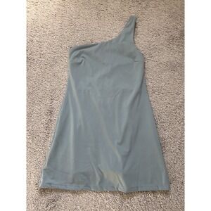 Playground Active City One Shoulder Tennis Dress Light Blue Size Small